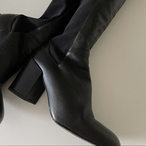 Stuart Weitzman leather boots with heel